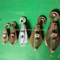 Steel Cable Sheaves Double Pulley Snatch Block